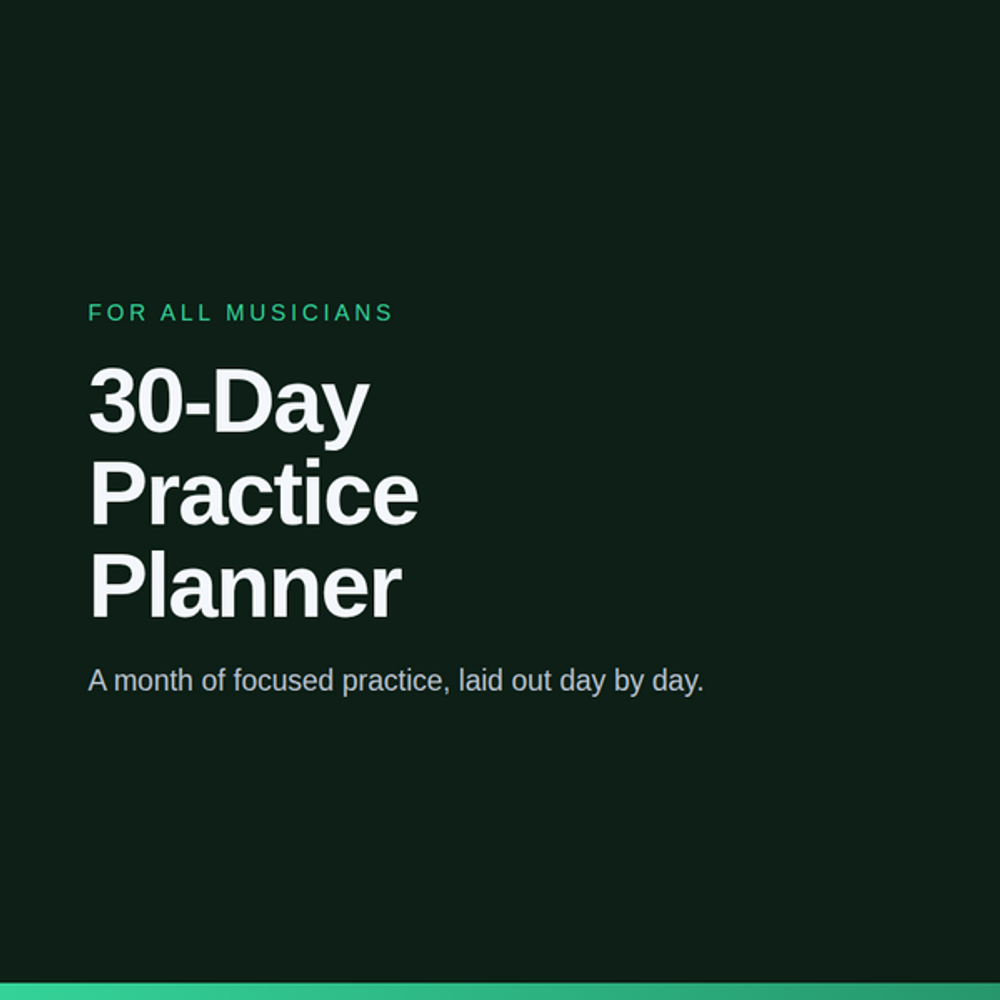 30-Day Practice Planner